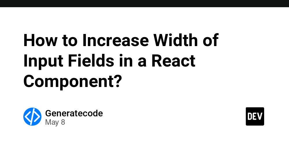 Como Aumentar a Largura de Campos de Input em Componentes React