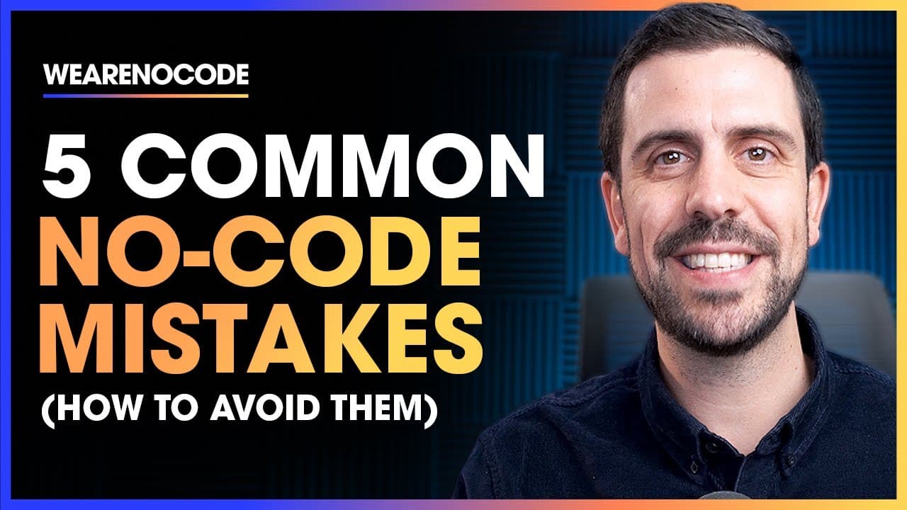 Os 5 Erros Comuns ao Construir com No-Code e Como Evitá-los