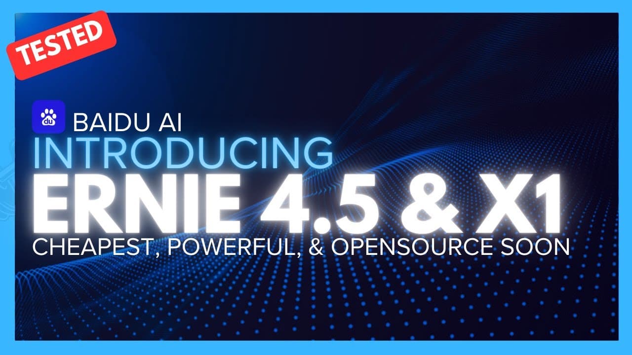Baidu Revoluciona IA com ERNIE 4.5 e ERNIE X1: Desempenho Superior e Custo Acessível