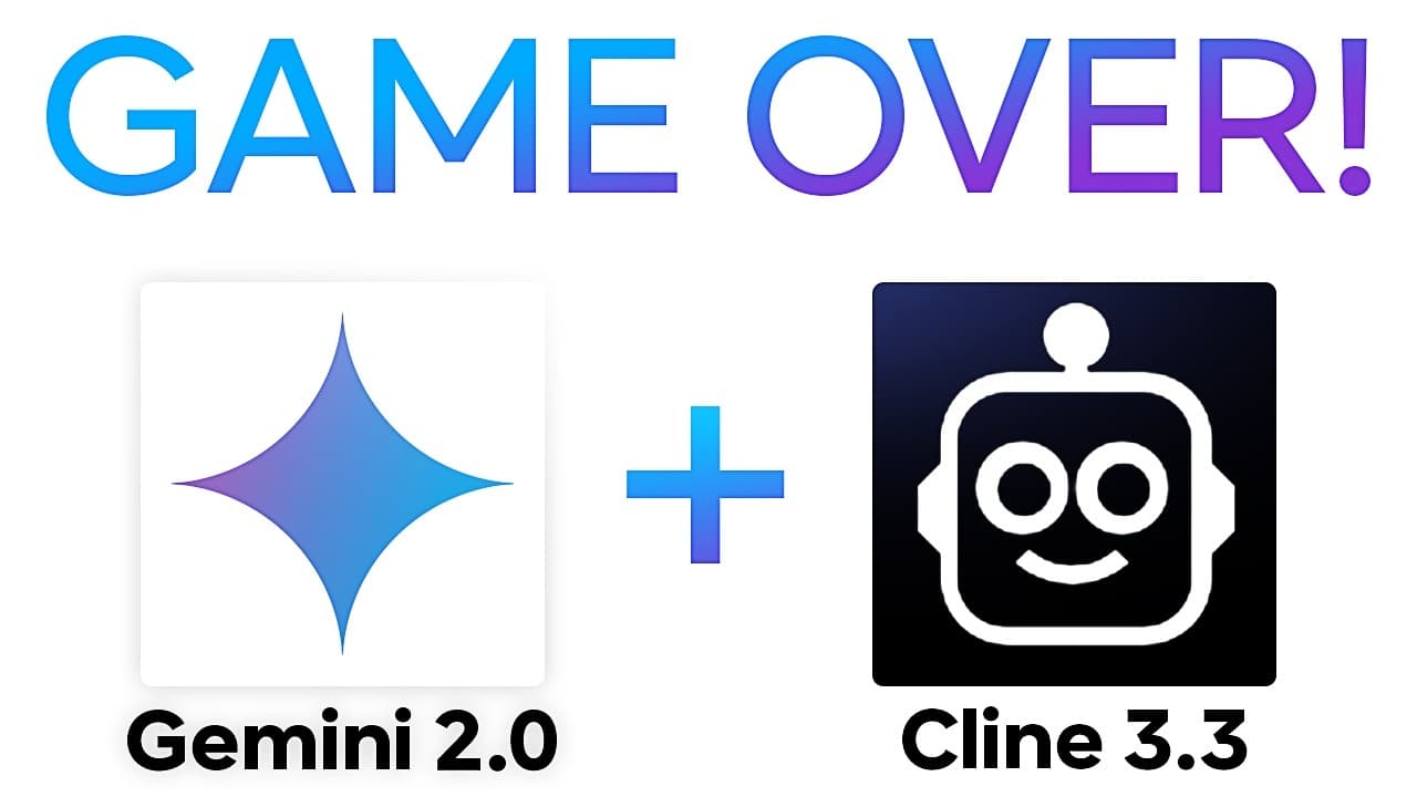 Cline 3.3 e Google Gemini 2.0: Crie Landing Pages e Jogos Interativos com IA Gratuitamente