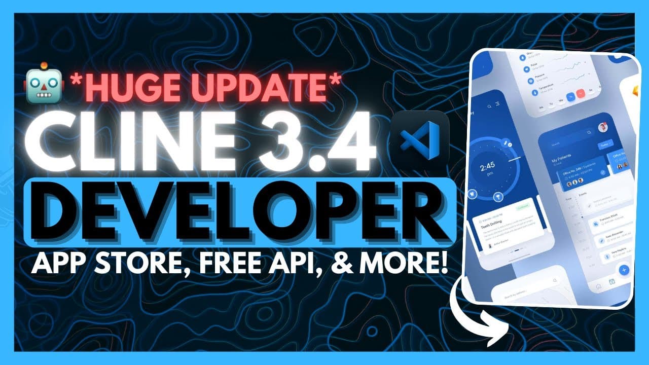 Cline v3.4: Revolucionando a Codificação com IA, Marketplace MCP e Mais Novidades