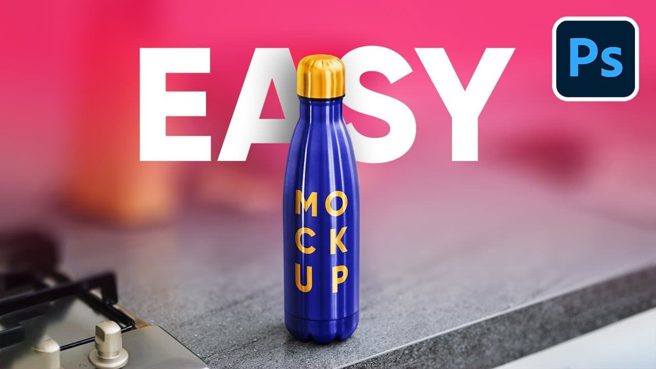 Como Criar Mockups Realistas para Objetos Redondos e Cilíndricos no Photoshop