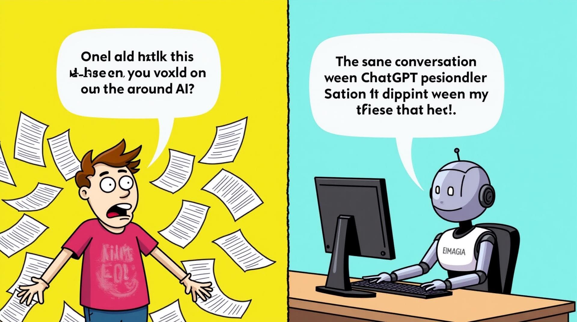 Desvendando o ChatGPT Através do Diálogo nas Charges: Humor, Crítica e Reflexão Social
