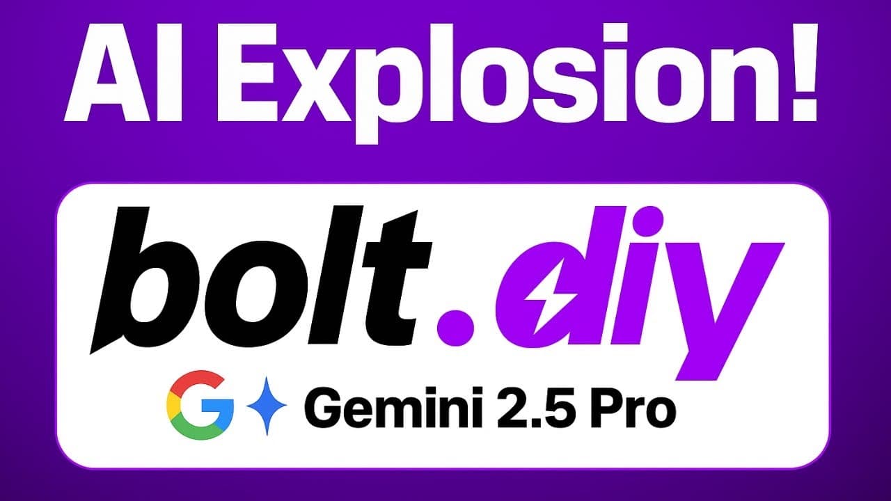 Desenvolva Aplicações Gratuitamente com Bolt.DIY e Gemini 2.5 Pro: Guia Completo