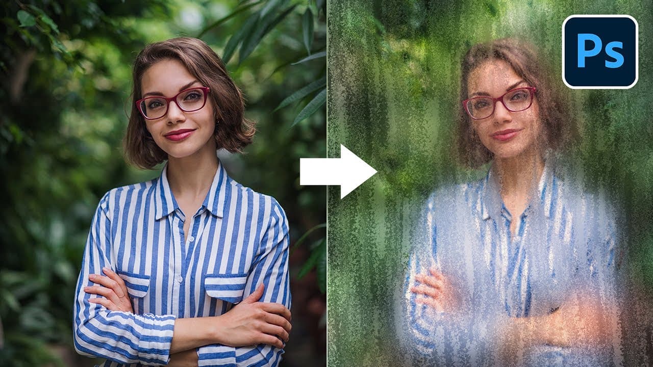 Domine o Efeito Vidro Molhado no Photoshop com um Pincel Secreto