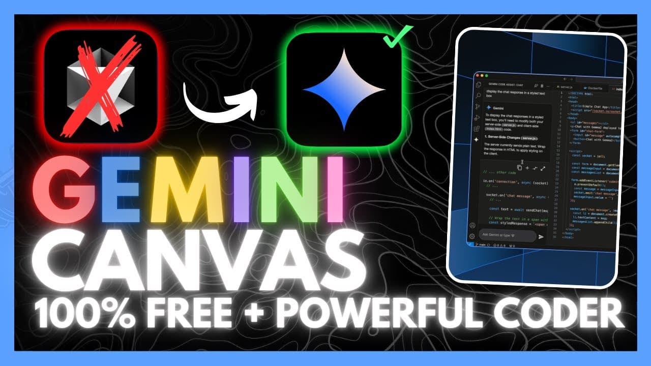 Gemini Canvas e as Novas Fronteiras da IA do Google: Crie, Codifique e Colabore