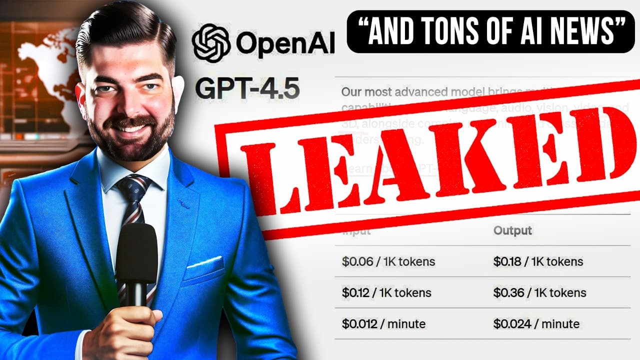 GPT-4.5 Vazado? Novidades da OpenAI, Google, Meta e Mais no Mundo da IA