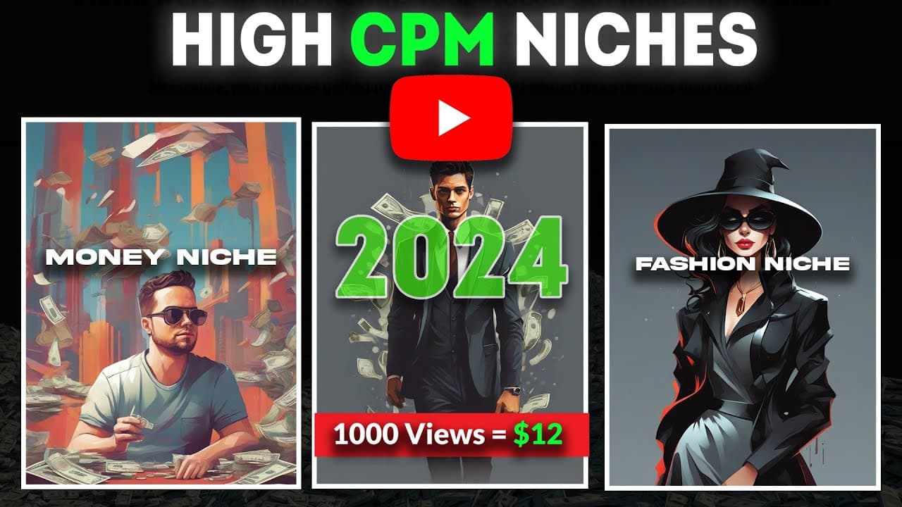 Como Escolher Nichos Lucrativos no YouTube em 2024 para Maximizar Sua Renda