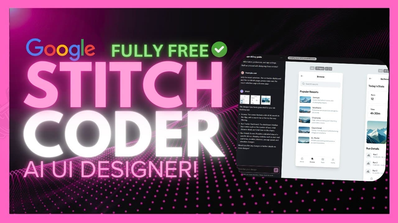 Stitch: A Nova Ferramenta de Inteligência Artificial do Google para Revolucionar o Design de UI