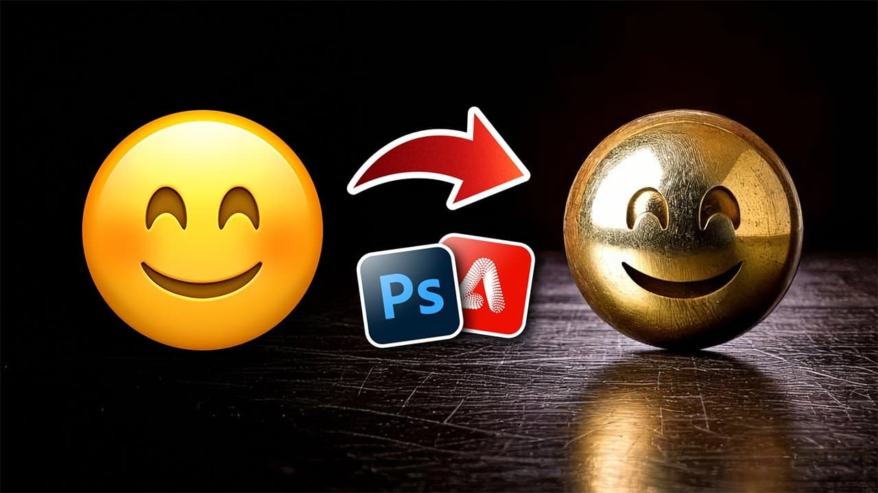 Transforme Qualquer Forma 2D em 3D Incrível com Adobe Photoshop e Adobe Firefly