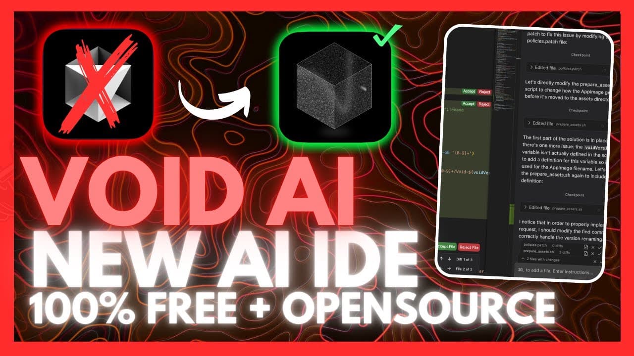 Void: A Revolucionária IDE de IA Open Source que Desafia o Cursor e GitHub Copilot