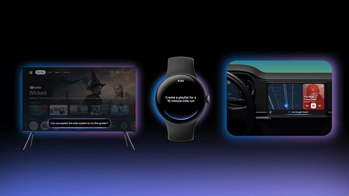 Google Gemini: A Revolução da IA da Google Expande-se para Wear OS, Android Auto e Mais