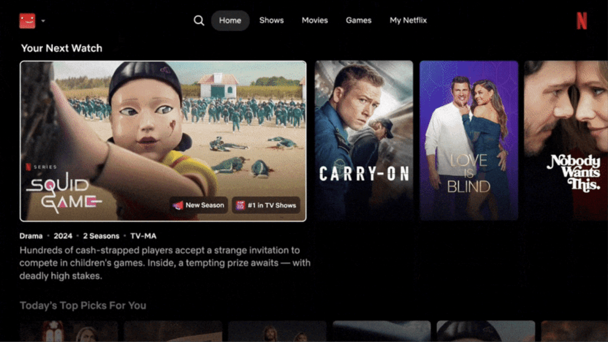 Netflix Reinventa Experiência do Usuário com IA e Novo Design na Página Inicial