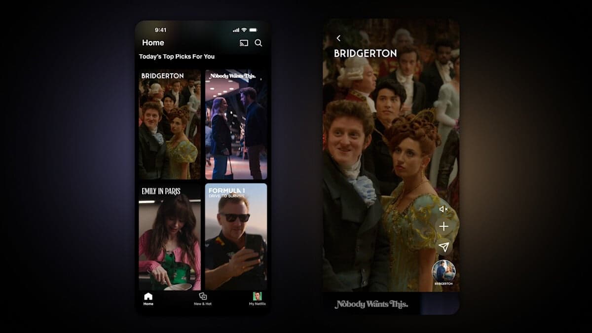 Netflix Testa Feed de Vídeos Curtos ao Estilo TikTok para Engajar Usuários