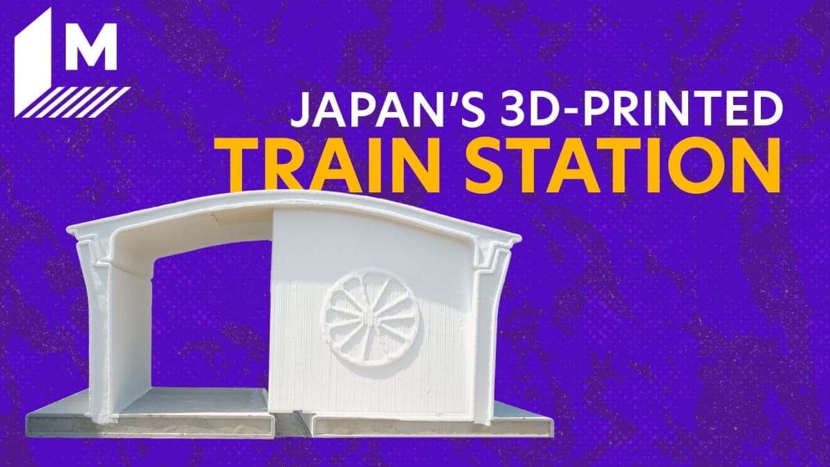 Inovação Concreta: Japão Revela Instalação Ferroviária Impressa em 3D pela Serendix