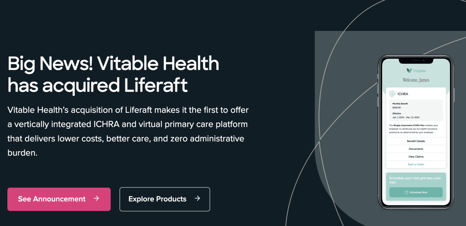 Vitable Health Adquire Plataforma HRA da Liferafts para Enfrentar Crise de Saúde em Pequenas Empresas