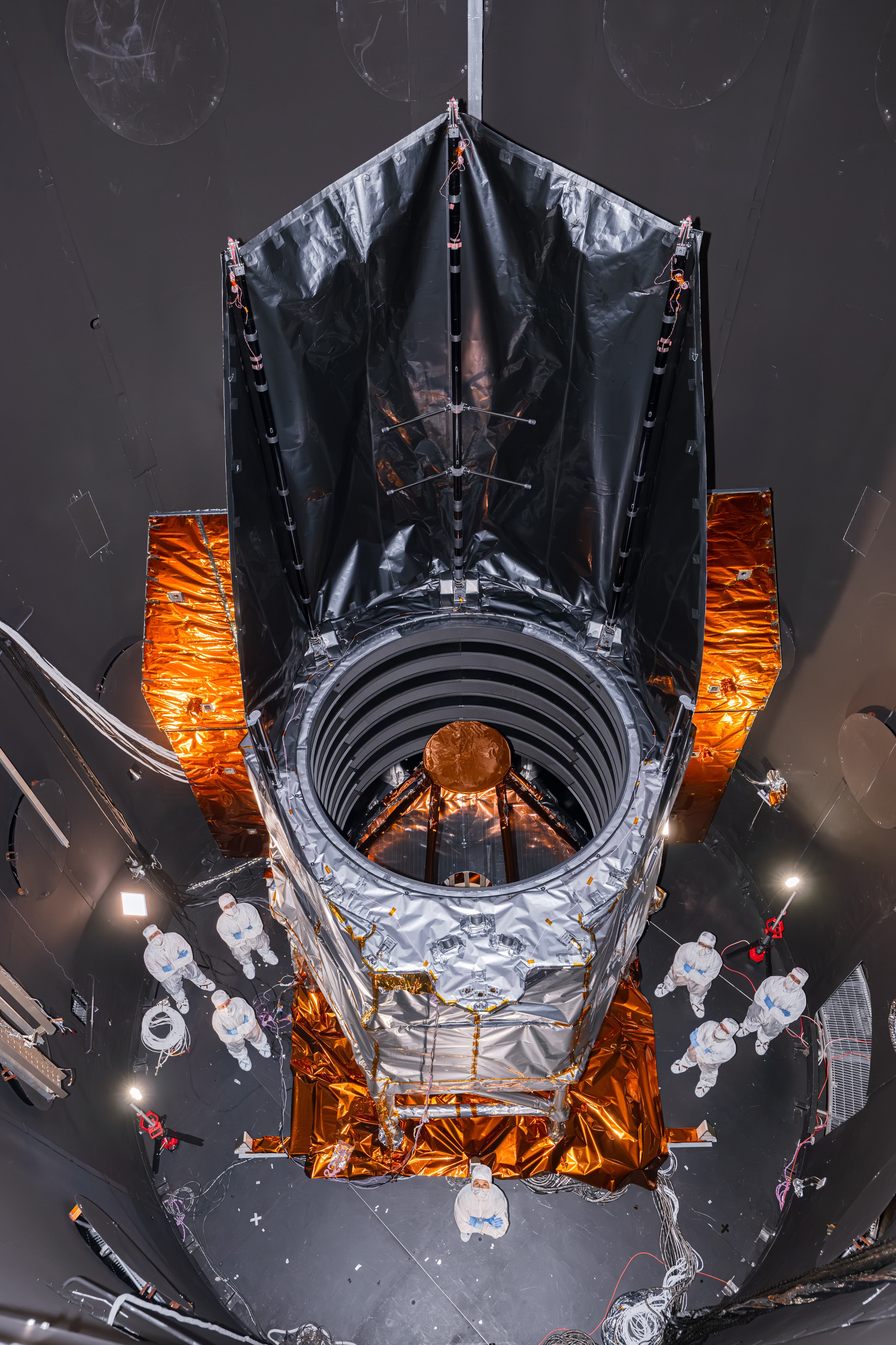 Telescópio Espacial Roman da NASA: Componente crucial supera teste rigoroso de vácuo térmico