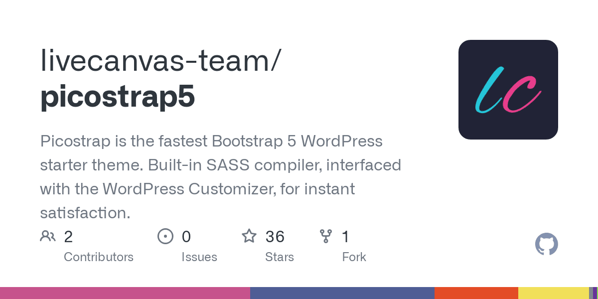 Picostrap5: O Tema Starter WordPress Otimizado com Bootstrap 5 e SASS