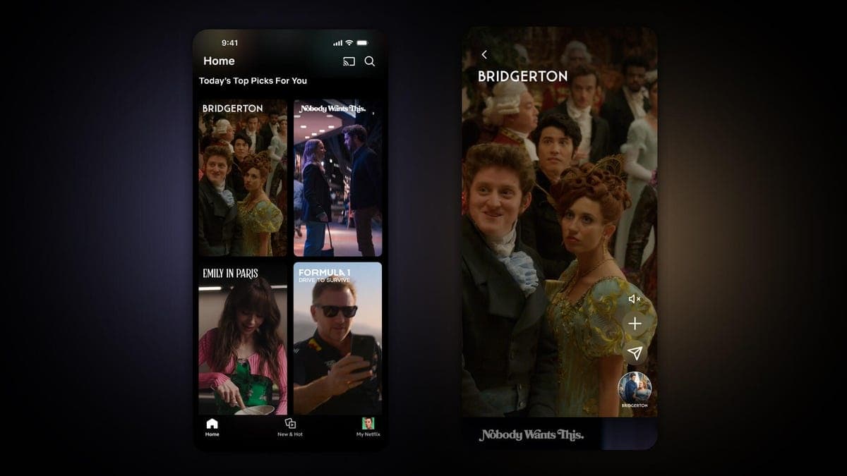 Netflix Inova com IA e Clipes no Estilo TikTok para Descoberta de Conteúdo Mobile