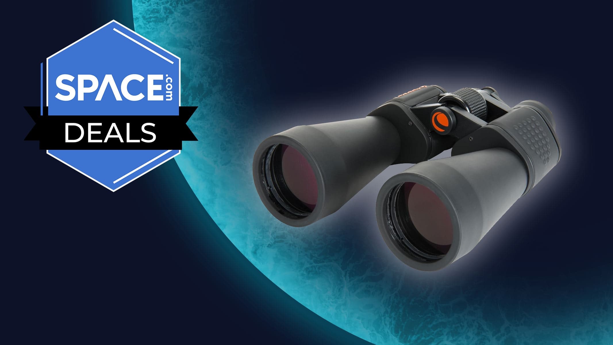 Aproxime-se da Lua das Flores com os Binóculos SkyMaster 12x60 da Celestron em Oferta