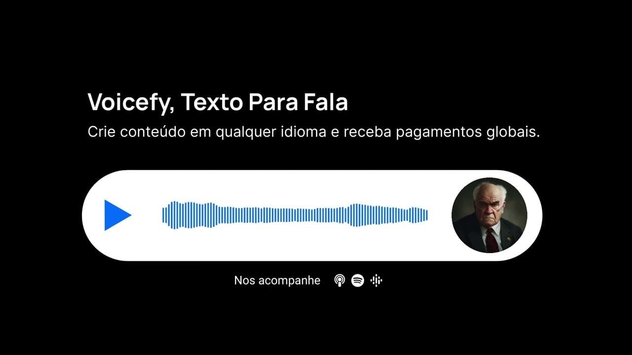 Voicefy - Crie e Monetize Conteúdo Em Qualquer Idioma