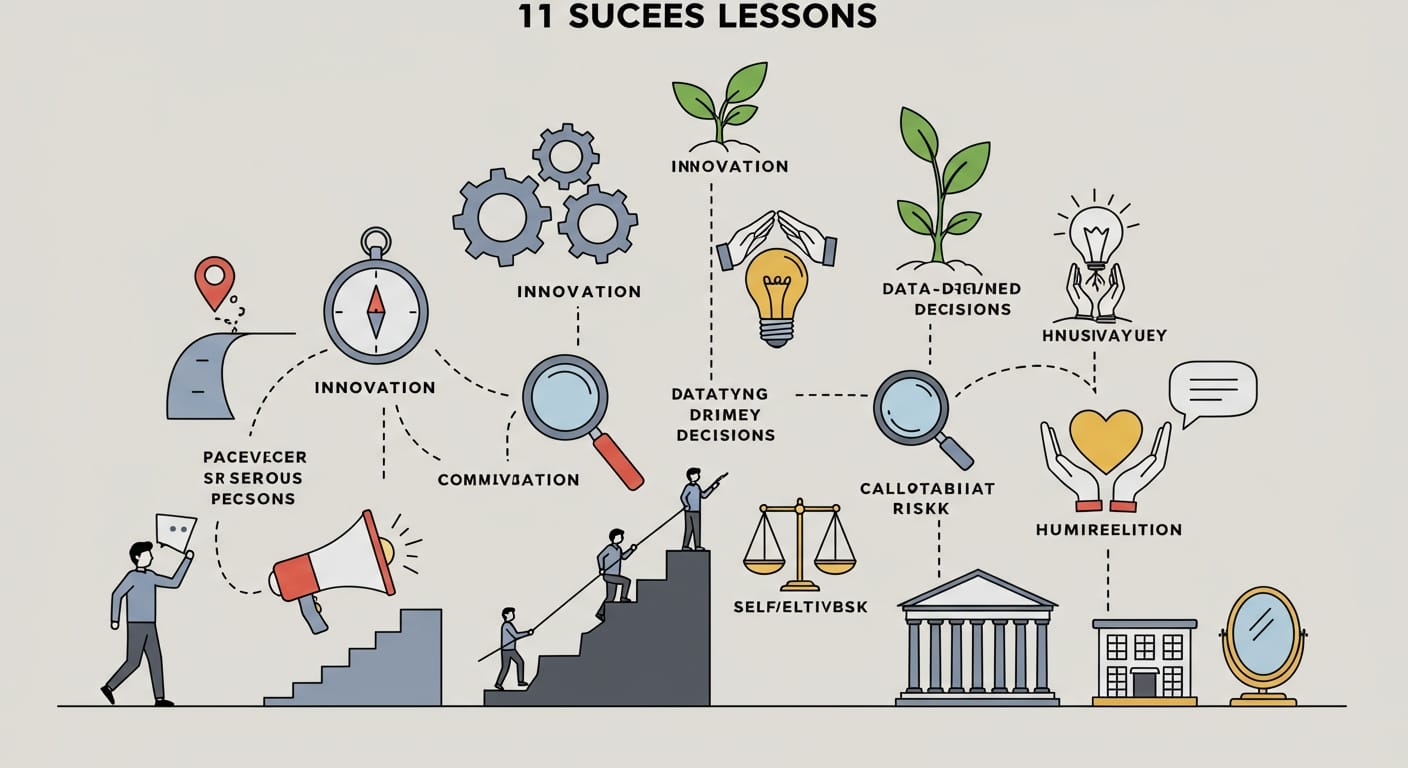 11 Lições de Sucesso de Grandes Líderes Empresariais.