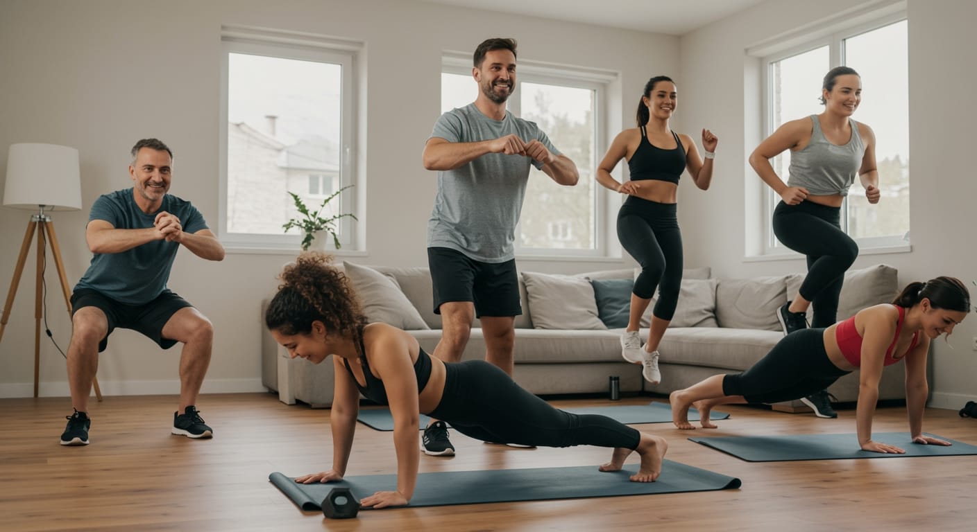 5 Exercícios Rápidos para Fazer em Casa e Manter a Forma.