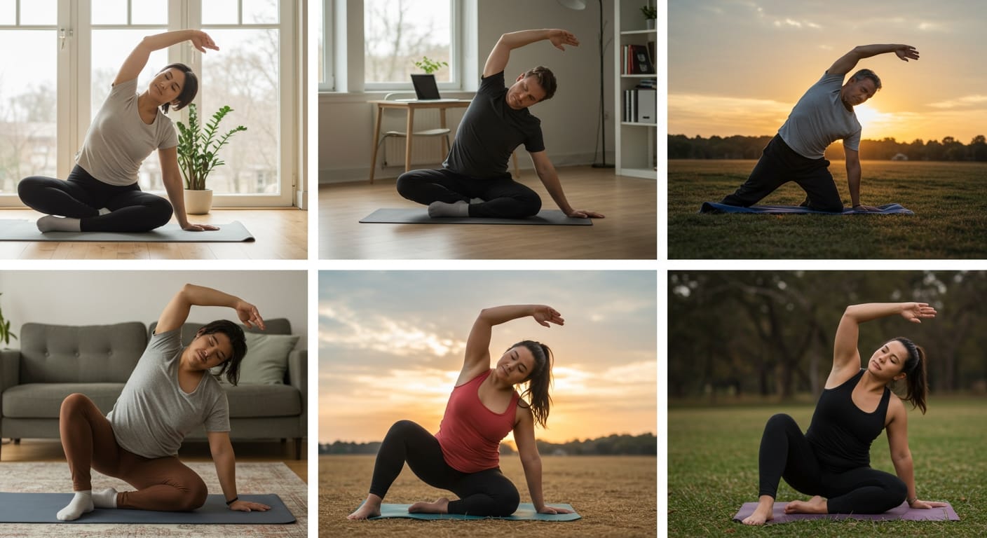5 Rotinas de Alongamento para Aliviar Dores Musculares.