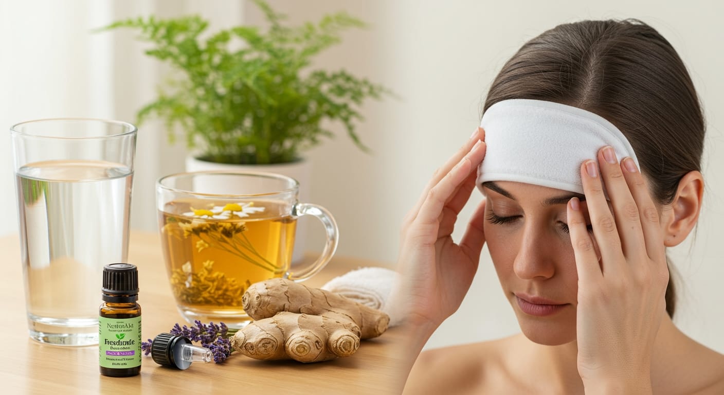 8 Estratégias Naturais para Aliviar Dores de Cabeça.