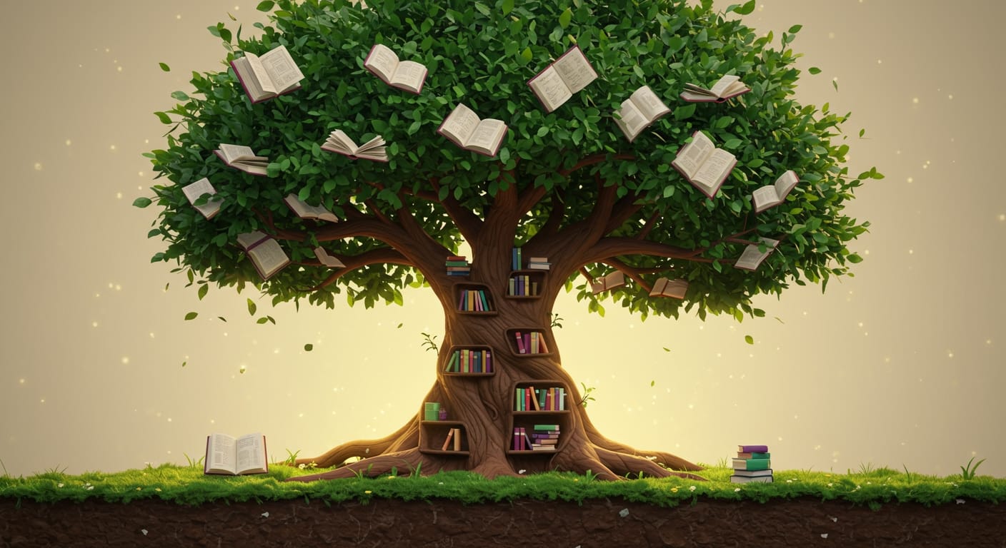 A Sua Própria Árvore de Livros: Crescendo com a Leitura