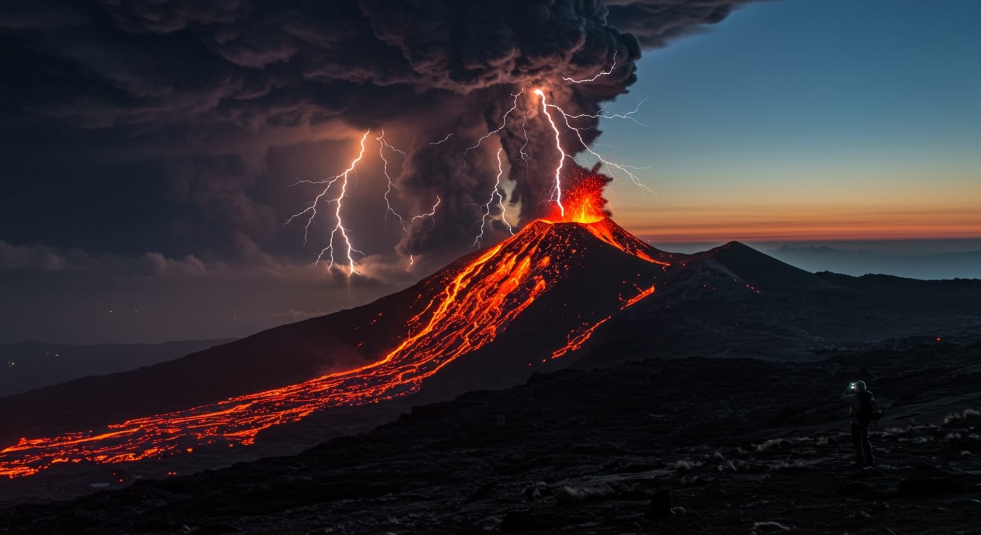 Como os Vulcões Entram em Erupção? A Força da Natureza.