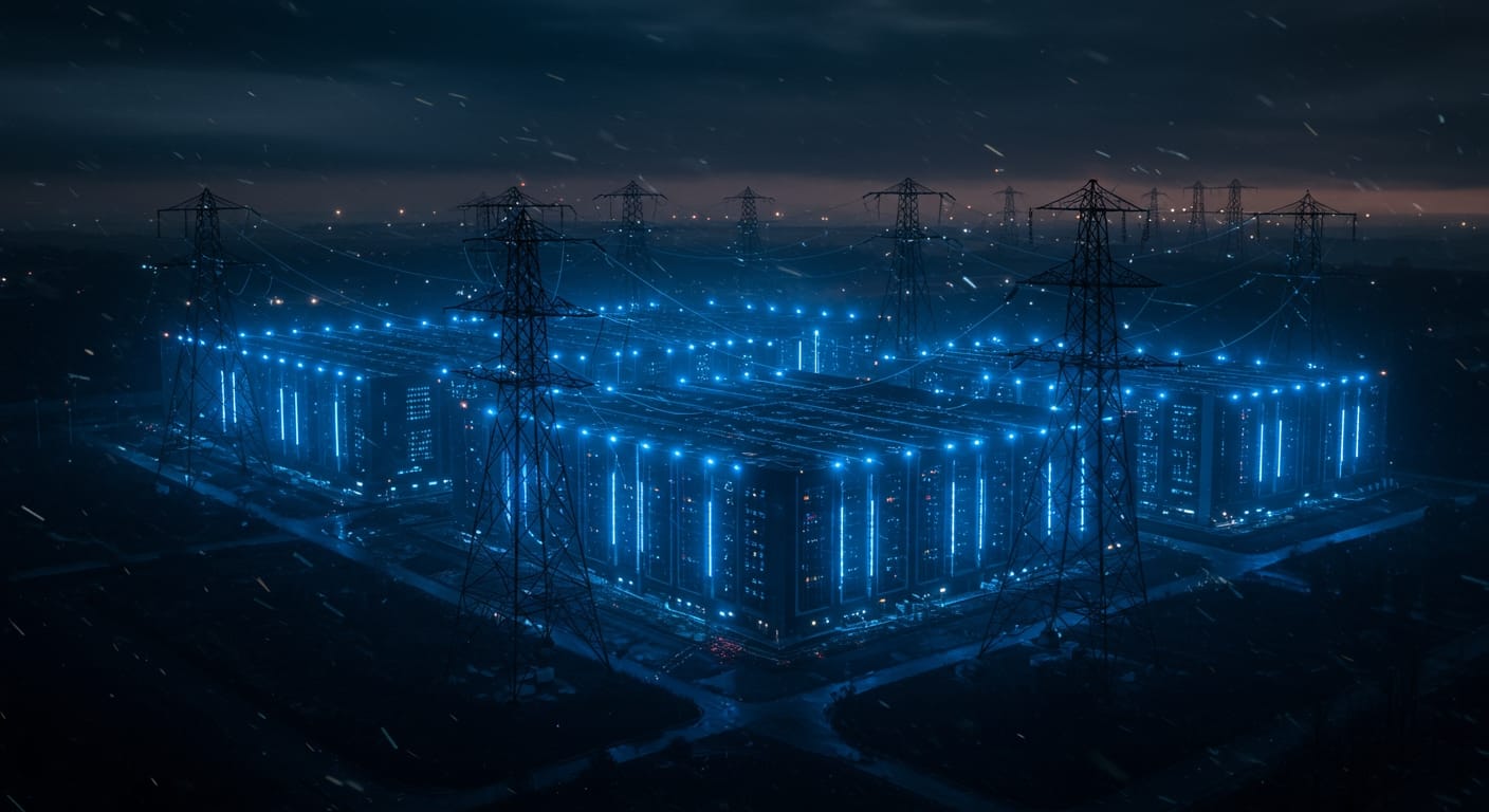 IA e a Crise Silenciosa da Energia: A Rede em Ponto de Ruptura