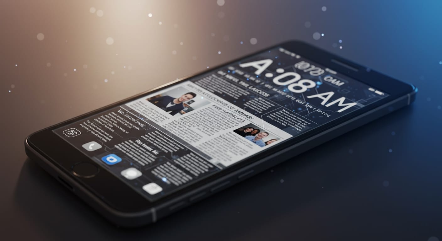 IA em Pílulas: O Noticiário de Um Minuto Redefine Manhãs