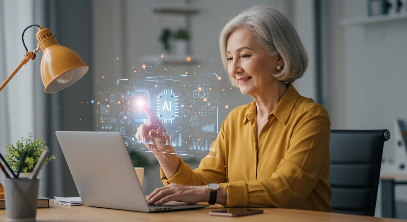 Idade e IA: Por Que Profissionais Experientes Devem Abraçar o Futuro