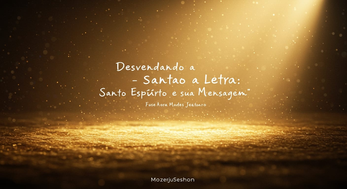 Desvendando a Letra: Santo Espírito e Sua Mensagem