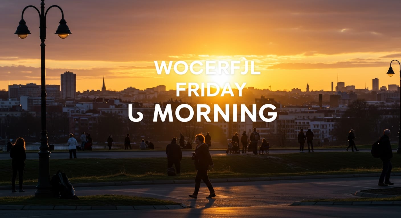 Bom Dia Sexta-Feira Maravilhosa: Comece o Fim de Semana com Energia!