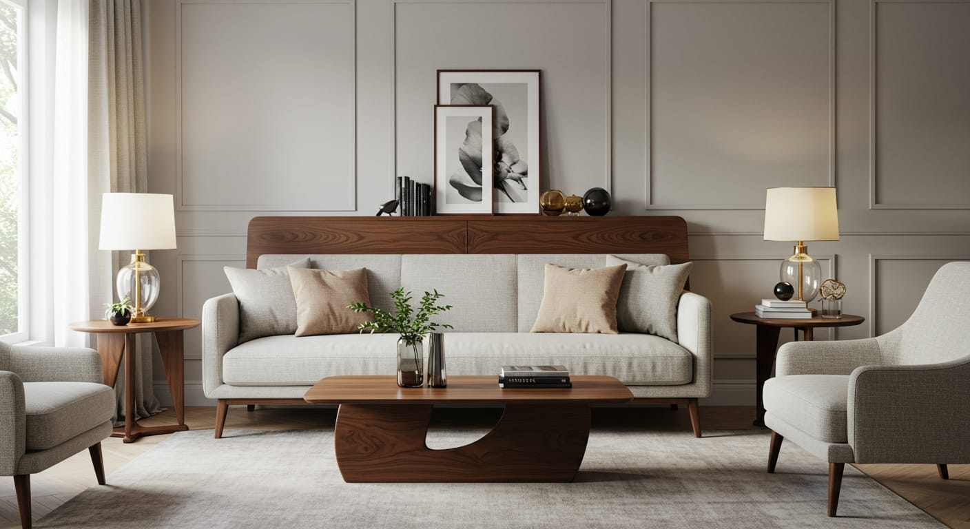 Cor Nogueira: A Elegância Atemporal e a Versatilidade no Design de Interiores