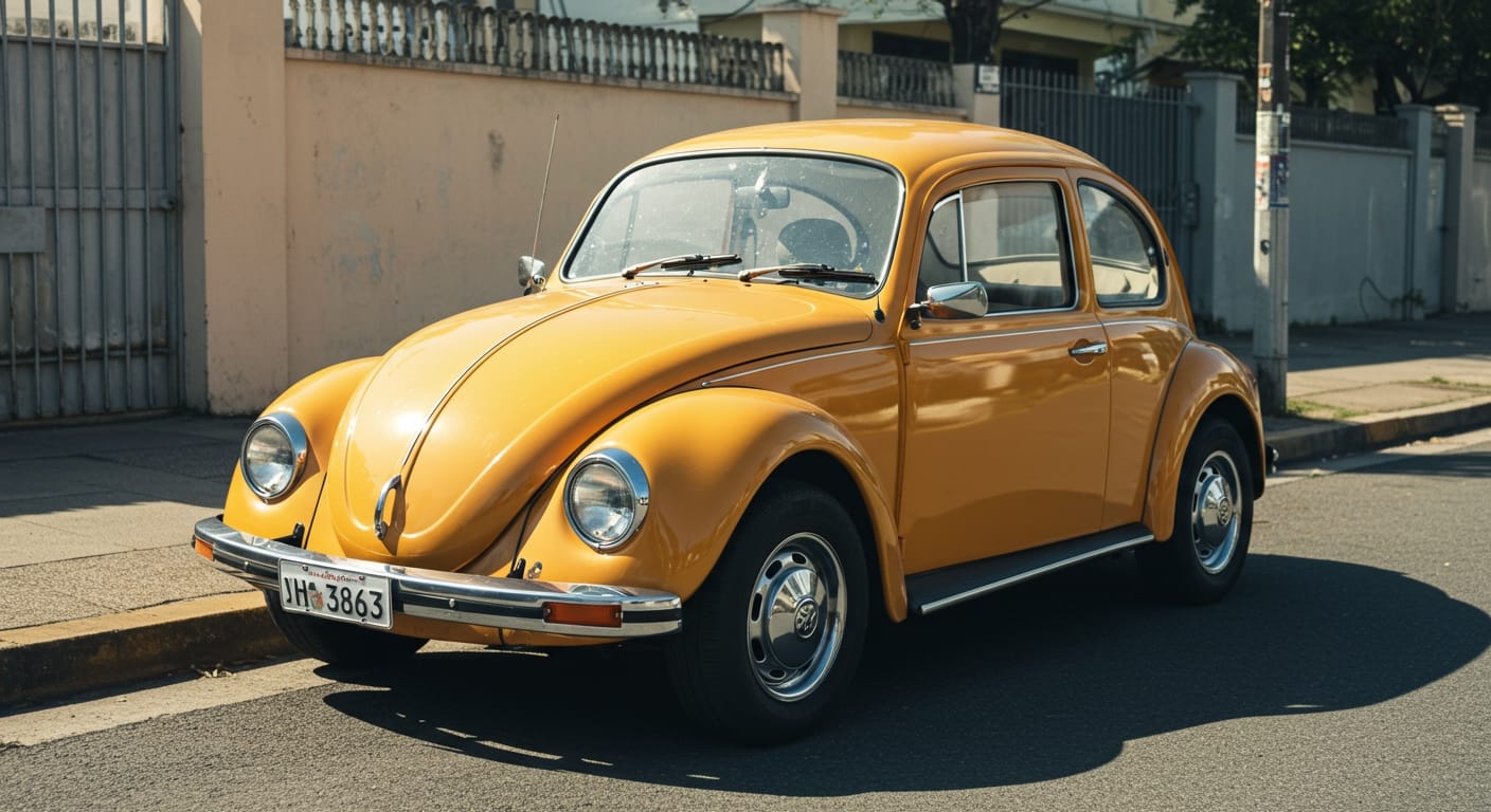 A Fascinante Paleta do Fusca: Cores que Marcaram Gerações no Brasil