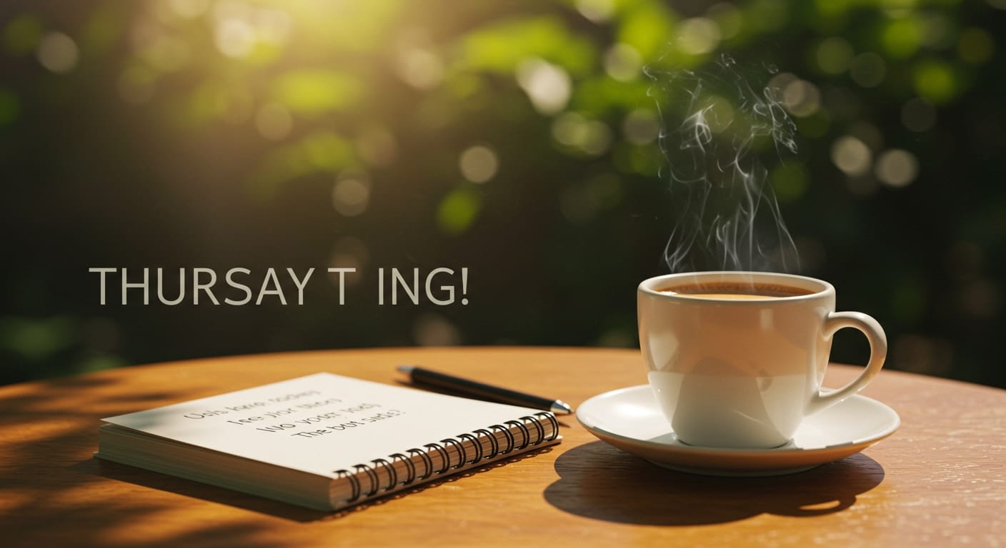 Bom Dia, Quinta-Feira: Semeando Alegria e Colhendo Inspiração