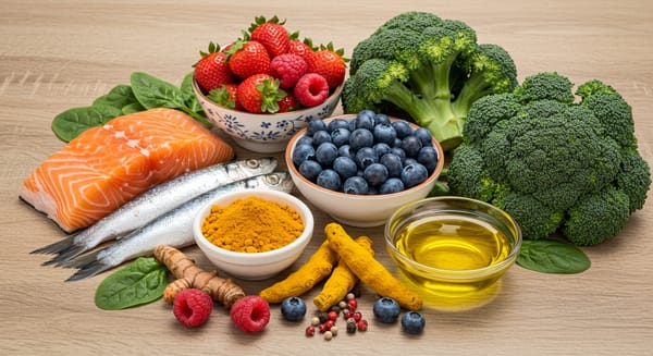 5 Alimentos Anti-inflamatórios Essenciais para a Saúde.