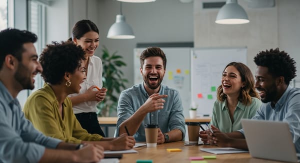 5 Maneiras de Usar o Humor para Quebrar o Gelo no Trabalho.