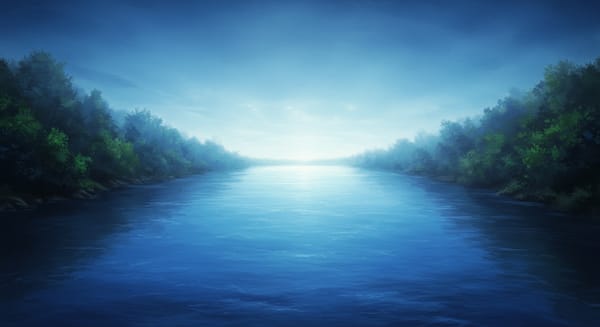 Além do Rio Azul: Uma Jornada de Fé e Esperança na Letra