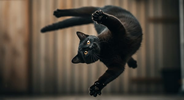 Como os Gatos Sempre Caem de Pé? O Reflexo Mágico.