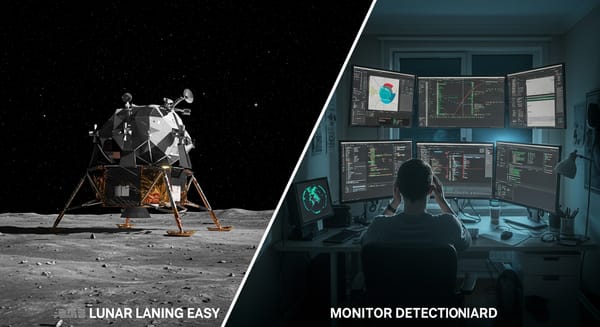 IA 2025: Missões Lunares Fáceis, Monitores Difíceis