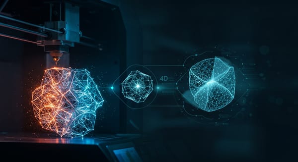 Impressão 3D e 4D: Revolucionando a Fabricação e o Design.