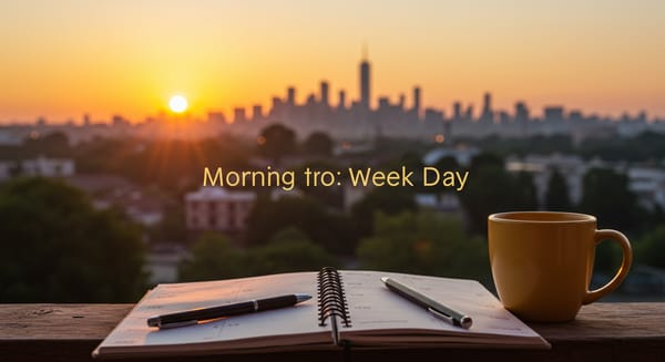 Ótima Semana e Bom Dia: Inspire-se e Comece com o Pé Direito!