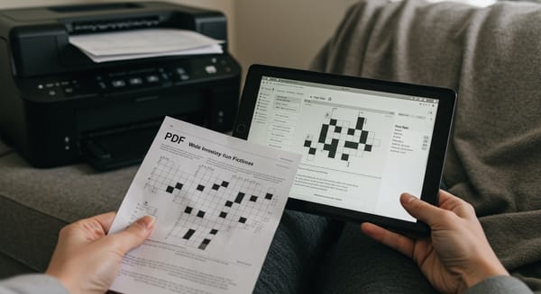 Palavras Cruzadas para Imprimir PDF: Onde Encontrar e Como Comprar com Desconto