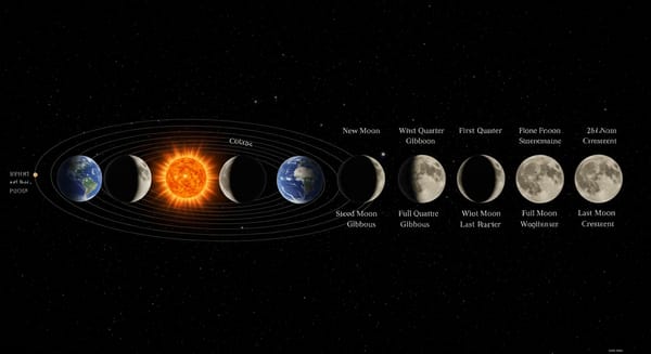 Por Que a Lua Tem Fases? Entenda o Ciclo Lunar.