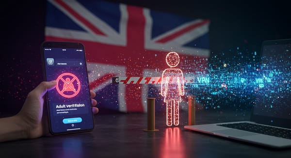 Revolução Digital no Reino Unido: Tráfego de Sites Adultos Despenca